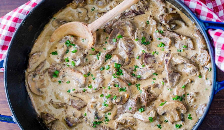 Beef Stroganoff